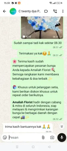 Testimonial Standing Flower bama