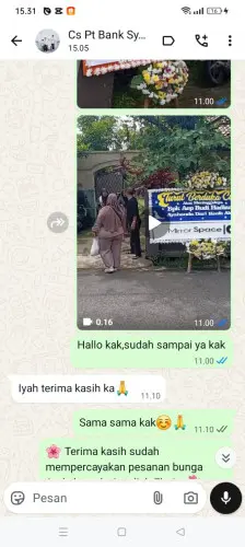 Testimonial Papan Bunga bama
