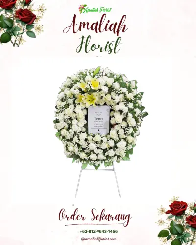 Krans Bunga Duka Cita bama